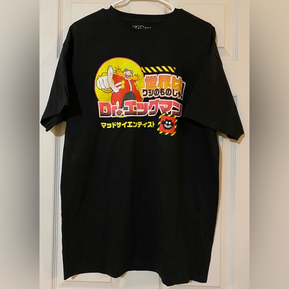 Sega Sonic the Hedgehog Doctor Robotnik Black T-Shirt
Men’s Large